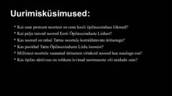 Uurimustöö-- Noorte aktiivsus #4