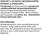 Lokaalselt nahale kasutatavad akne ravimid #12