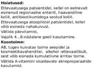 Lokaalselt nahale kasutatavad akne ravimid #20