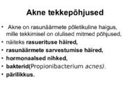 Lokaalselt nahale kasutatavad akne ravimid #3