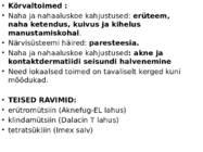 Lokaalselt nahale kasutatavad akne ravimid #21