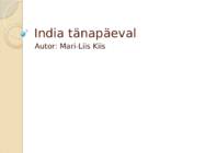 India tänapäeval
