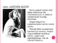 Mood 1920-- 1930-aastatel #2