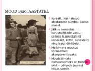 Mood 1920-- 1930-aastatel #3