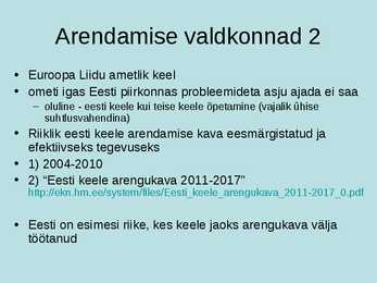 Keeleökoloogia ja eesti keele areng #13