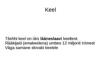 Tšehhi riigi ülevaade #12