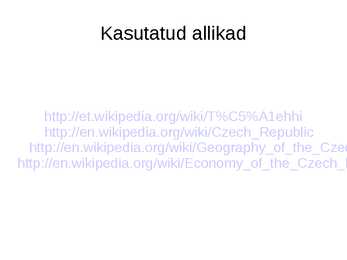 Tšehhi riigi ülevaade #23