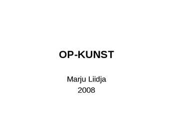 OP-KUNST