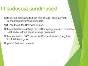 Kodusõda Inglismaal #9