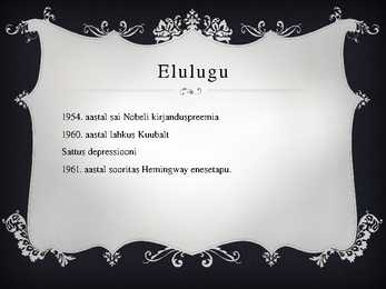 Ernest Hemingway #3