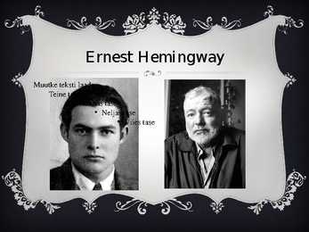 Ernest Hemingway #4