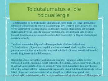 Toiduallergia #13