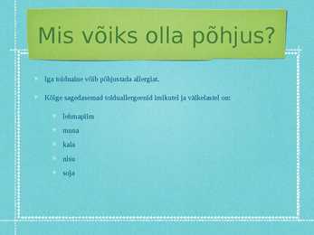 Toiduallergia #3