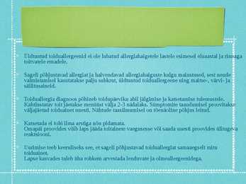 Toiduallergia #5