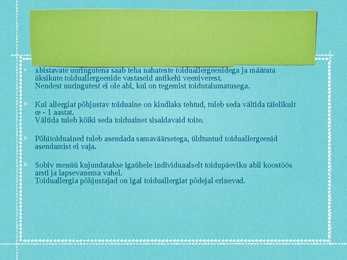 Toiduallergia #6