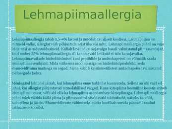 Toiduallergia #8