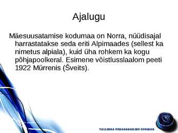 Mäesuusatamine #5