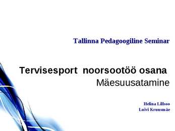 Mäesuusatamine