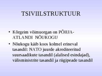 NATO ja rahvusvahelised organisatsioonid #18