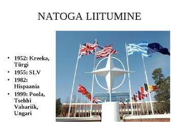 NATO ja rahvusvahelised organisatsioonid #4