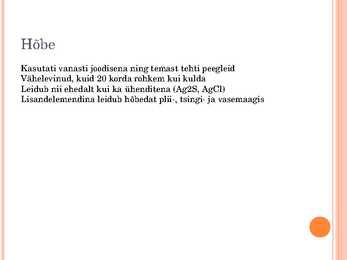 Hõbe-Ag #3