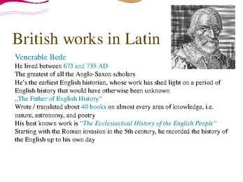 Outstanding figures in British literature #3
