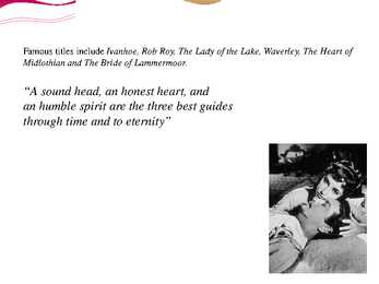 Outstanding figures in British literature #9