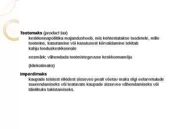 Eesti avaliku sektori eelarve tulude tase-suhtena SKP-sse-toote- ja impordimaksudest ja taseme dünaamika #2