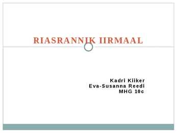 Riasrannik-Iirimaal