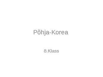 Põhja-Korea