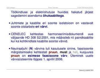 Juhtmed ja kaablid #4