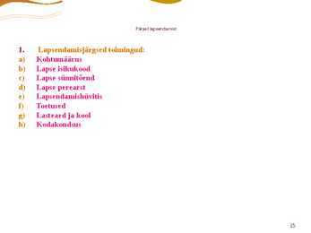 Lapsendamine #15
