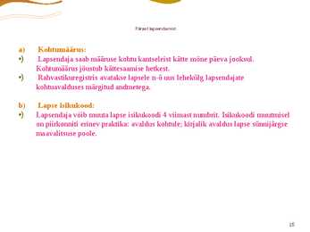 Lapsendamine #16