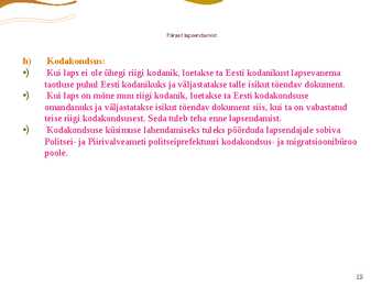Lapsendamine #19