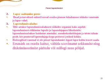 Lapsendamine #20