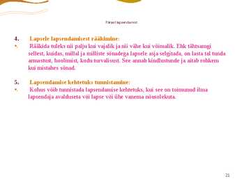 Lapsendamine #21