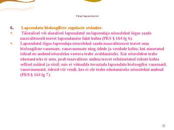 Lapsendamine #22