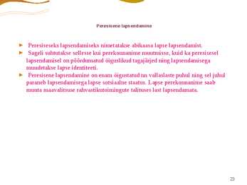 Lapsendamine #23