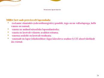 Lapsendamine #24