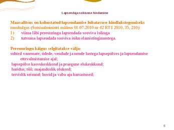 Lapsendamine #6