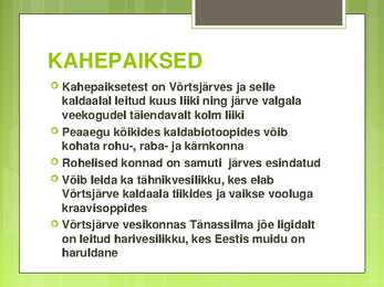 VÕRTSJÄRVE LOOMASTIK #11