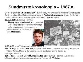 Eesti taasiseseisvumine #3