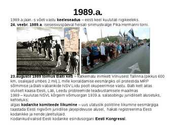 Eesti taasiseseisvumine #6