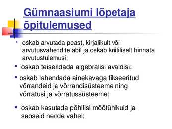 Ettevalmistus matemaatika riigieksamiks #5