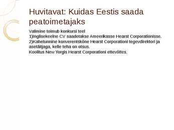 Cosmopolitan esitlus #10