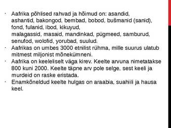 Aafrika tsivilisatsioon #3