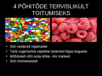 TERVISLIK TOITUMINE #2