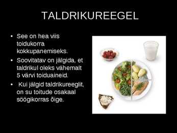 TERVISLIK TOITUMINE #3