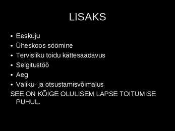 TERVISLIK TOITUMINE #8