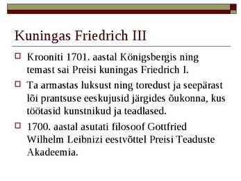 Saksamaa riiklik korraldus 17 -18 sajandil #6